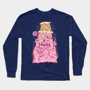 ice cream monster Long Sleeve T-Shirt